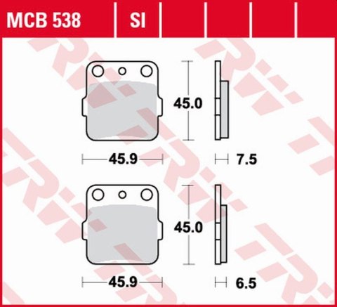 TRW ZF KLOCKI HAMULCOWE KH084 SINTER STREET HONDA ATC 250R '82-'84, ATC 350X '85-, SUZUKI RM 125 '88, TYŁ HONDA TRX 500 '12-, PR TRW ZF KLOCKI HAMULCOWE KH084 SINTER STREET HONDA ATC 250R '82-'84, ATC 350X '85-, SUZUKI RM 125 '88, TYŁ HONDA TRX 500 '12-, PR