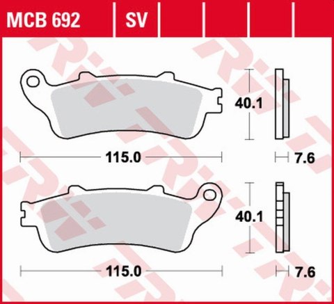 TRW ZF KLOCKI HAMULCOWE KH142 SINTER STREET HONDA ST 1100 PAN EUROPEAN '96-'02, NTV/NX 650 '88-'97, SUZUKI AN 650 BURGMAN '04-'1 TRW ZF KLOCKI HAMULCOWE KH142 SINTER STREET HONDA ST 1100 PAN EUROPEAN '96-'02, NTV/NX 650 '88-'97, SUZUKI AN 650 BURGMAN '04-'1