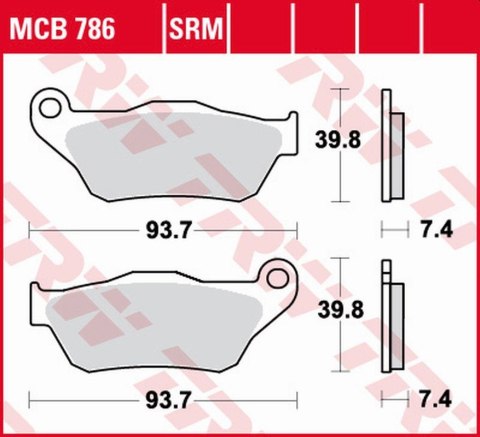 TRW ZF KLOCKI HAMULCOWE KH430 SINTER YAMAHA YP 125 X-MAX '06-'09, XP 250 X-MAX '05-'09 PRZÓD TRW ZF KLOCKI HAMULCOWE KH430 SINTER YAMAHA YP 125 X-MAX '06-'09, XP 250 X-MAX '05-'09 PRZÓD