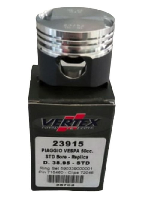 VERTEX TŁOK PIAGGIO VESPA LIBERTY 50, ZIP 50, APRILIA SCARABEO 50 (4T) (39,75MM) (+0,80MM) VERTEX TŁOK PIAGGIO VESPA LIBERTY 50, ZIP 50, APRILIA SCARABEO 50 (4T) (39,75MM) (+0,80MM)