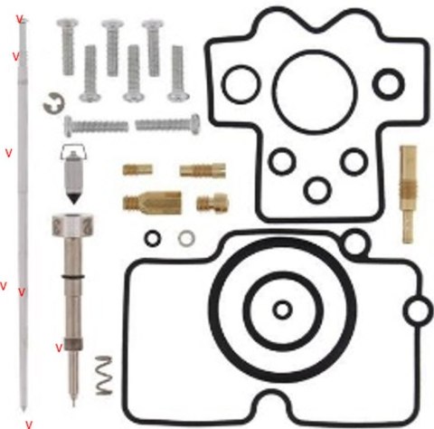 BEARING WORX ZESTAW NAPRAWCZY GAŹNIKA HONDA CRF 250R '09, (26-1235)