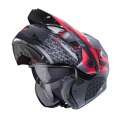 CABERG KASK SZCZĘKOWY FLIP-UP ENDURO MODEL TOURMAX X SARABE KOLOR SZARY MAT/CZARNY/CZERWONY ROZMIAR XL (PINLOCK W ZESTAWIE)