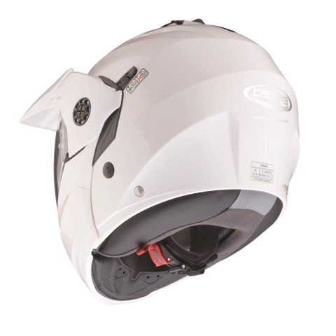 CABERG KASK SZCZĘKOWY FLIP-UP ENDURO MODEL TOURMAX X SOLID KOLOR BIAŁY POŁYSK ROZMIAR XL (PINLOCK W ZESTAWIE) CABERG KASK SZCZĘKOWY FLIP-UP ENDURO MODEL TOURMAX X SOLID KOLOR BIAŁY POŁYSK ROZMIAR XL (PINLOCK W ZESTAWIE)