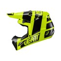 LEATT KASK MOTO 3.5 V24 (+GOGLE VELOCITY 4.5 GRATIS) HELMET KIT CITRUS KOLOR CZARNY/ŻÓŁTY FLUO ROZMIAR XL (61-62 cm)