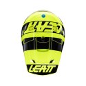 LEATT KASK MOTO 3.5 V24 (+GOGLE VELOCITY 4.5 GRATIS) HELMET KIT CITRUS KOLOR CZARNY/ŻÓŁTY FLUO ROZMIAR XL (61-62 cm)