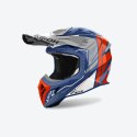AIROH PROMOCJA KASK CROSS / ENDURO / ATV / QUAD AVIATOR ACE 2 ENGINE CERULEAN GLOSS KOLOR POMARAŃCZOWY/BIAŁY/NIEBIESKI ROZMIAR M