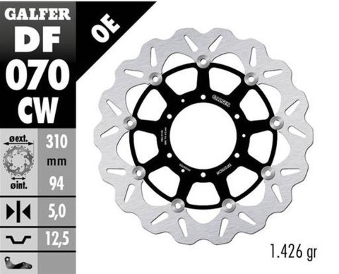 GALFER TARCZA HAMULCOWA PRZÓD HONDA CBR 600 RR '03-'17; CBR 1000 RR '04-'05; CB 1000 R '08-'17; CB 1300 F/S '05-; CTX 1300 C '14 GALFER TARCZA HAMULCOWA PRZÓD HONDA CBR 600 RR '03-'17; CBR 1000 RR '04-'05; CB 1000 R '08-'17; CB 1300 F/S '05-; CTX 1300 C '14