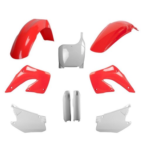 POLISPORT KOMPLET PLASTIKÓW (FULL KIT) HONDA CR 125 '00-'01; CR 250 '00-'01 W ZESTAWIE TABLICA PRZEDNIA (8657000001) I OSŁONY AM POLISPORT KOMPLET PLASTIKÓW (FULL KIT) HONDA CR 125 '00-'01; CR 250 '00-'01 W ZESTAWIE TABLICA PRZEDNIA (8657000001) I OSŁONY AM