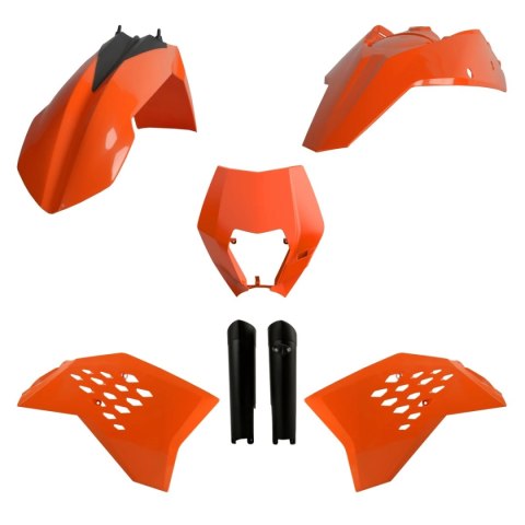 POLISPORT KOMPLET PLASTIKÓW (FULL KIT) KTM EXC/EXC-F '08-'11 W ZESTAWIE TABLICA PRZEDNIA (8666700001) I OSŁONY AMORTYZARORÓW (83 POLISPORT KOMPLET PLASTIKÓW (FULL KIT) KTM EXC/EXC-F '08-'11 W ZESTAWIE TABLICA PRZEDNIA (8666700001) I OSŁONY AMORTYZARORÓW (83