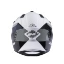 KENNY RACING KASK OTWARTY JET MODEL MILES GRAPHIC WHITE/GREY KOLOR BIAŁY/SZARY/CZARNY ROZMIAR L ( 59 - 60 CM )