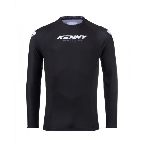 KENNY RACING KOSZULKA CROSS/ENDURO MODEL TITANIUM BLACK KOLOR CZARNY/BIAŁY ROZMIAR M