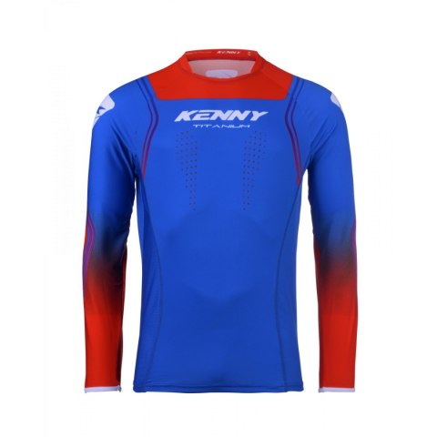 KENNY RACING KOSZULKA CROSS/ENDURO MODEL TITANIUM PATRIOT KOLOR NIEBIESKI/CZERWONY ROZMIAR L KENNY RACING KOSZULKA CROSS/ENDURO MODEL TITANIUM PATRIOT KOLOR NIEBIESKI/CZERWONY ROZMIAR L