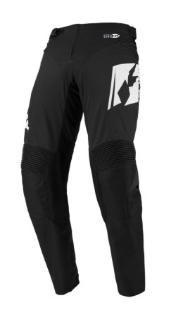 KENNY RACING SPODNIE CROSS/ENDURO MODEL PERFORMANCE SOLID BLACK KOLOR CZARNY/BIAŁY ROZMIAR 36