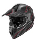 KAPPA KASK KV49 EVO CHASER CROSS KOLOR CZARNY SZARY CZERWONY MATT ROZMIAR 56 / S ( HOMOLOGACJA ECE 22R06 )