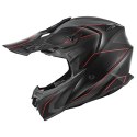 KAPPA KASK KV49 EVO CHASER CROSS KOLOR CZARNY SZARY CZERWONY MATT ROZMIAR 56 / S ( HOMOLOGACJA ECE 22R06 )