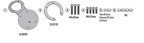 KAPPA 2025/04 MOCOWANIE TANKLOCK ROYAL ENFIELD HIMALAYAN 450 '24-, (NIE PASUJE DO RA311, RA311R, RA311R2)
