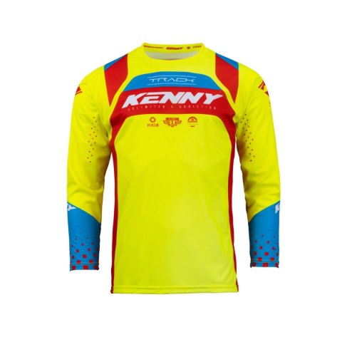 KENNY RACING KOSZULKA CROSS/ENDURO MODEL TRACK KID/JUNIOR NEON YELLOW/RED KOLOR CZERWONY/ŻÓŁTY/BIAŁY ROZMIAR XXXXS KENNY RACING KOSZULKA CROSS/ENDURO MODEL TRACK KID/JUNIOR NEON YELLOW/RED KOLOR CZERWONY/ŻÓŁTY/BIAŁY ROZMIAR XXXXS