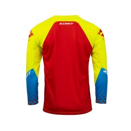 KENNY RACING KOSZULKA CROSS/ENDURO MODEL TRACK KID/JUNIOR NEON YELLOW/RED KOLOR CZERWONY/ŻÓŁTY/BIAŁY ROZMIAR XXXXS
