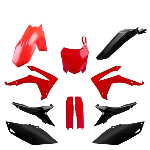 POLISPORT KOMPLET PLASTIKÓW (FULL KIT) HONDA CRF 250R '14-'17; CRF 450R '13-'16 W ZESTAWIE TABLICA PRZEDNIA (8659400001) I OSŁON POLISPORT KOMPLET PLASTIKÓW (FULL KIT) HONDA CRF 250R '14-'17; CRF 450R '13-'16 W ZESTAWIE TABLICA PRZEDNIA (8659400001) I OSŁON