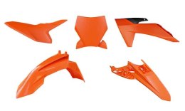 RACETECH (RTECH) KOMPLET PLASTIKÓW KTM SX 50 '24-'25 KOLOR POMARAŃCZOWY / CZARNY