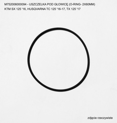 ATHENA USZCZELKA POD GŁOWICĘ ( GŁOWICY ) (O-RING- 2X60MM) BETA RR125 '18-'24, KTM SX 125 '16-24, HUSQVARNA TC 125 '16-'24, TX 12 ATHENA USZCZELKA POD GŁOWICĘ ( GŁOWICY ) (O-RING- 2X60MM) BETA RR125 '18-'24, KTM SX 125 '16-24, HUSQVARNA TC 125 '16-'24, TX 12