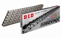 DID 520ZVMX-124 ŁAŃCUCH NAPĘDOWY (124 OGNIWA) X-RING (OTWARTY + ZAKUWKA)