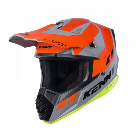 KENNY RACING KASK CROSS/ENDURO MODEL TRACK GRAPHIC GREY/ORANGE KOLOR SZARY/POMARAŃCZOWY/ŻÓŁTY ROZMIAR XL ( 61 - 62 CM ) KENNY RACING KASK CROSS/ENDURO MODEL TRACK GRAPHIC GREY/ORANGE KOLOR SZARY/POMARAŃCZOWY/ŻÓŁTY ROZMIAR XL ( 61 - 62 CM )