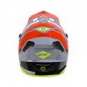 KENNY RACING KASK CROSS/ENDURO MODEL TRACK GRAPHIC GREY/ORANGE KOLOR SZARY/POMARAŃCZOWY/ŻÓŁTY ROZMIAR XL ( 61 - 62 CM )