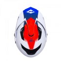KENNY RACING KASK DUAL ADVENTURE MODEL EXTREME GRAPHIC PATRIOT KOLOR BIAŁY/NIEBIESKI/CZERWONY ROZMIAR XL ( 61 - 62 CM )