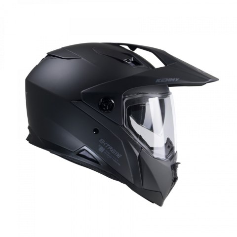 KENNY RACING KASK DUAL ADVENTURE MODEL EXTREME SOLID MATT BLACK KOLOR CZARNY ROZMIAR M (57 - 58 CM) KENNY RACING KASK DUAL ADVENTURE MODEL EXTREME SOLID MATT BLACK KOLOR CZARNY ROZMIAR M (57 - 58 CM)