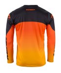 KENNY RACING KOSZULKA CROSS/ENDURO MODEL TRACK KID/JUNIOR NEON GREY/ORANGE KOLOR CZARNY/SZARY/POMARAŃCZOWY ROZMIAR XS
