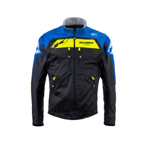 KENNY RACING KURTKA ADVENTURE/ENDURO MODEL SOFTSHELL BLUE KOLOR CZARNY/NIEBIESKI/ŻÓŁTY ROZMIAR M KENNY RACING KURTKA ADVENTURE/ENDURO MODEL SOFTSHELL BLUE KOLOR CZARNY/NIEBIESKI/ŻÓŁTY ROZMIAR M