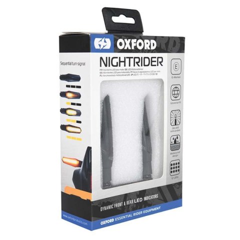 OXFORD KIERUNKOWSKAZY SEKWENCYJNE LED NIGHTRIDER Z OPORNIKIEM 2 SZTUKI OXFORD KIERUNKOWSKAZY SEKWENCYJNE LED NIGHTRIDER Z OPORNIKIEM 2 SZTUKI