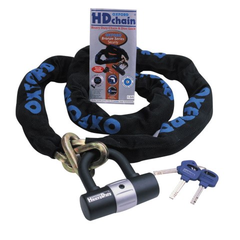 OXFORD ŁAŃCUCH HEAVY DUTY Z KŁÓDKĄ DŁ. 2M SS (10MM) OXFORD ŁAŃCUCH HEAVY DUTY Z KŁÓDKĄ DŁ. 2M SS (10MM)