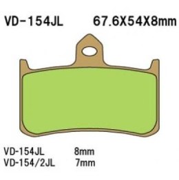 VESRAH KLOCKI HAMULCOWE KH187 SPIEK METALICZNY (ZŁOTE) (MADE IN JAPAN)