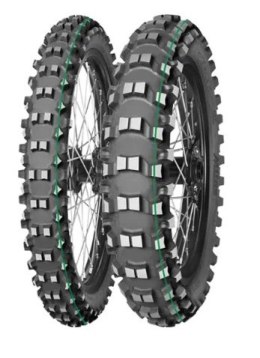 MITAS OPONA 120/90-18 TERRA FORCE-EX SM SUPER LIGHT (TECHNICAL ENDURO) (ZIELONY PASEK) 65R TT TYŁ DOT 39-41/2024 (460120)(ZAMIEN
