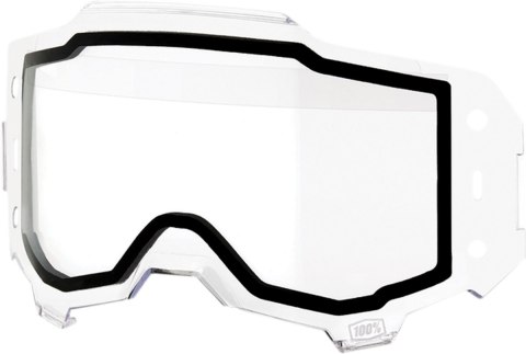 100 PROCENT ARMEGA / ARMATIC FORECAST ROLL-OFF REPLACEMENT LENS - DUAL PANE CLEAR - SZYBKA PODWÓJNA DO GOGLI ARMEGA / ARMATIC FO 100 PROCENT ARMEGA / ARMATIC FORECAST ROLL-OFF REPLACEMENT LENS - DUAL PANE CLEAR - SZYBKA PODWÓJNA DO GOGLI ARMEGA / ARMATIC FO