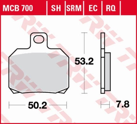 TRW ZF KLOCKI HAMULCOWE KH266 SINTER STREET DUCATI HYPERMOTARD 950 '19-, 1000/1200 MULTISTRADA, V4 PANIGALE '18-, KTM RC8 1190 ' TRW ZF KLOCKI HAMULCOWE KH266 SINTER STREET DUCATI HYPERMOTARD 950 '19-, 1000/1200 MULTISTRADA, V4 PANIGALE '18-, KTM RC8 1190 '