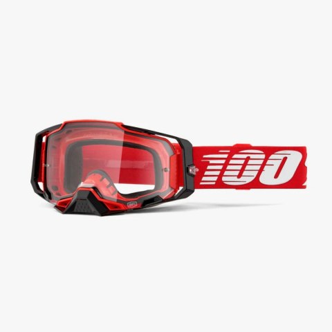 100 PROCENT GOGLE ARMEGA RED - CLEAR LENS - KOLOR CZERWONY/CZARNY/BIAŁY SZYBA PRZEŹROCZYSTA 100 PROCENT GOGLE ARMEGA RED - CLEAR LENS - KOLOR CZERWONY/CZARNY/BIAŁY SZYBA PRZEŹROCZYSTA