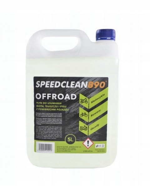 SPEEDCLEAN 890 OFFROAD PŁYN DO MYCIA MOTOCYKLI I ROWERÓW POJEMNOŚĆ 5L SPEEDCLEAN 890 OFFROAD PŁYN DO MYCIA MOTOCYKLI I ROWERÓW POJEMNOŚĆ 5L