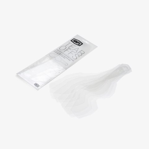 100 PROCENT RC2/AC2/ST2 STANDARD TEAR-OFFS 20PK - ZRYWKI / ZRZUTKI DO GOGLI RACECRAFT 2 /ACCURI 2 / STRATA 2 (20 SZTUK) STARY KO