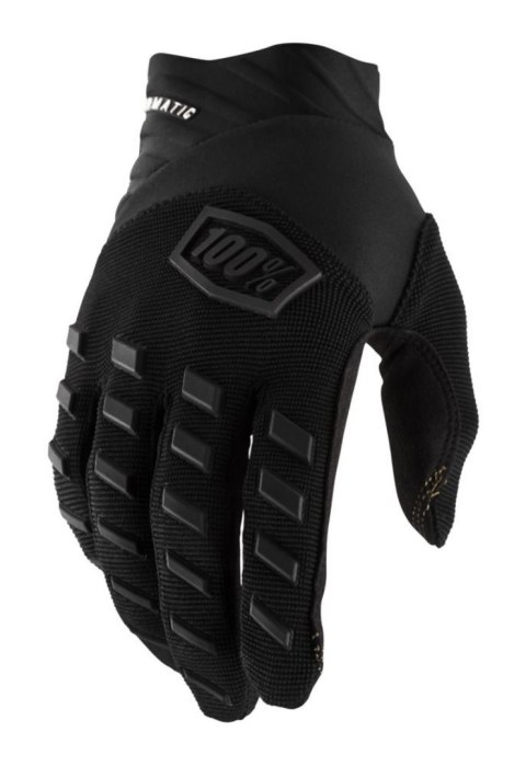 100 PROCENT RĘKAWICE CROSS/ENDURO AIRMATIC BLACK/CHARCOAL KOLOR CZARNY ROZMIAR XXL 100 PROCENT RĘKAWICE CROSS/ENDURO AIRMATIC BLACK/CHARCOAL KOLOR CZARNY ROZMIAR XXL