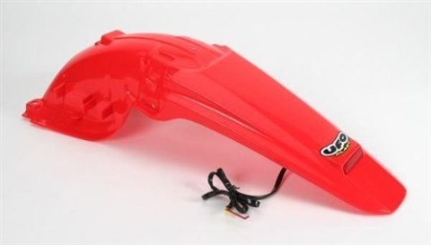 UFO BŁOTNIK TYŁ HONDA CRF 450X '05-'09 Z LAMPKĄ LED KOLOR CZERWONY UFO BŁOTNIK TYŁ HONDA CRF 450X '05-'09 Z LAMPKĄ LED KOLOR CZERWONY