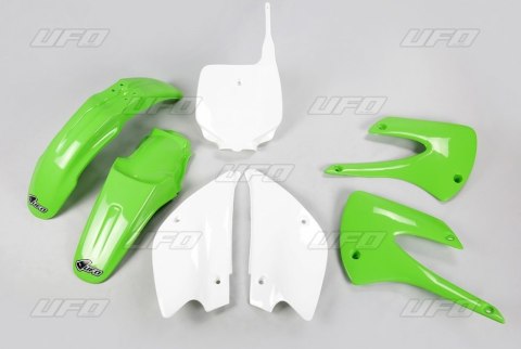 UFO KOMPLET PLASTIKÓW KAWASAKI KX 85 '01-'13 RESTYLING KOLOR OEM (ZIELONY/BIAŁY) (KA207KE999) UFO KOMPLET PLASTIKÓW KAWASAKI KX 85 '01-'13 RESTYLING KOLOR OEM (ZIELONY/BIAŁY) (KA207KE999)