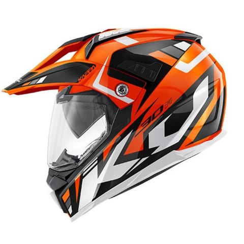 KAPPA KASK KV30 EVO GRAYER ENDURO RIDE DUAL OFF ROAD Z SZYBĄ I BLENDĄ KOLOR POMARAŃCZOWY/CZARNY ROZM. XL/61 ( HOMOLOGACJA ECE 22 KAPPA KASK KV30 EVO GRAYER ENDURO RIDE DUAL OFF ROAD Z SZYBĄ I BLENDĄ KOLOR POMARAŃCZOWY/CZARNY ROZM. XL/61 ( HOMOLOGACJA ECE 22