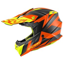 KAPPA KASK KV49 EVO GREAT CROSS KOLOR CZARNY MAT/POMARAŃCZOWY ROZM. 58 / M ( HOMOLOGACJA ECE 22R06 )
