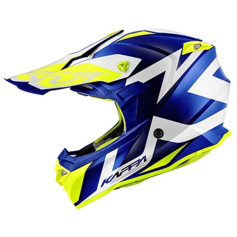 KAPPA KASK KV49 EVO GREAT CROSS KOLOR NIEBIESKI MAT/BIAŁY ROZM. 58 / M ( HOMOLOGACJA ECE 22R06 )