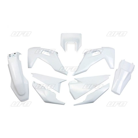 UFO KOMPLET PLASTIKÓW HUSQVARNATE 150 / 250 / 300 '20-'23, FE 250 / 350 / 450 / 501 '20-'23 Z OSŁONĄ LAMPY KOLOR BIAŁY (HU623E04 UFO KOMPLET PLASTIKÓW HUSQVARNATE 150 / 250 / 300 '20-'23, FE 250 / 350 / 450 / 501 '20-'23 Z OSŁONĄ LAMPY KOLOR BIAŁY (HU623E04