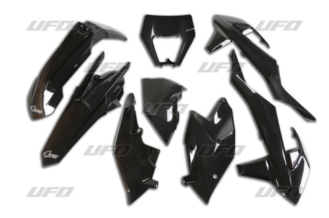 UFO KOMPLET PLASTIKÓW KTM EXC/EXC-F TPI '17-'19 Z OSŁONĄ LAMPY KOLOR CZARNY (KT523E001) UFO KOMPLET PLASTIKÓW KTM EXC/EXC-F TPI '17-'19 Z OSŁONĄ LAMPY KOLOR CZARNY (KT523E001)