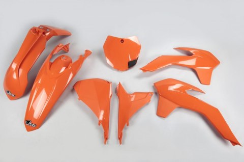 UFO KOMPLET PLASTIKÓW KTM SX/SXF '13-'15, SX 250 '16, KOLOR POMARAŃCZOWY UFO KOMPLET PLASTIKÓW KTM SX/SXF '13-'15, SX 250 '16, KOLOR POMARAŃCZOWY